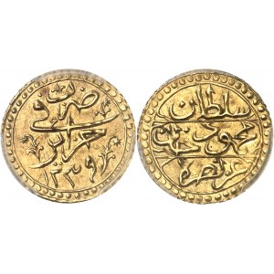 Mahmud II (1223-1255). 1/2 sultani AH 1239 (1823), Alger.