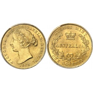 Victoria (1837-1901). Souverain 1862, Sydney.