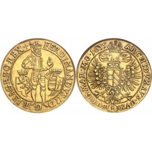 Bohème, Ferdinand II (1619-1637). 10 ducats 1635, Prague.