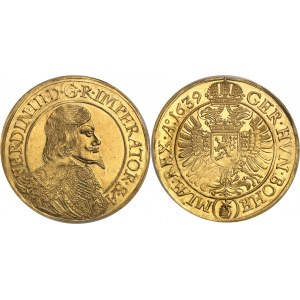 Bohème, Ferdinand III (1637-1657). 10 ducats 1639, Prague.