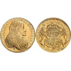 Flandres (comté de), Charles II (1665-1700). 8 souverains 1694, Bruges.