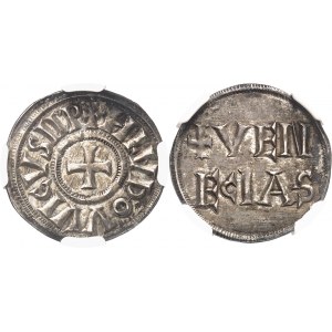 Louis le Pieux (814-840). Denier ND (819-822), Venise.