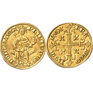 Philippe IV (1285-1314). Petit royal d’or, au différent des Peruzzi ND (août 1290).
