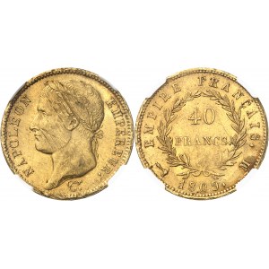 Premier Empire / Napoléon Ier (1804-1814). 40 francs Empire 1809, M, Toulouse.
