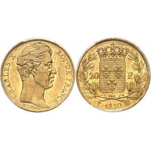 Charles X (1824-1830). 20 francs 1830, W, Lille.