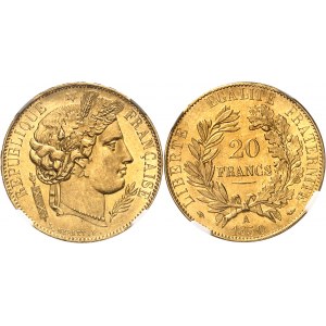 IIe République (1848-1852). 20 francs Cérès 1850, A, Paris.