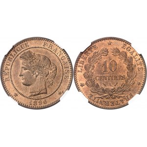 IIIe République (1870-1940). 10 centimes Cérès 1896, A, Paris.