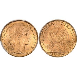 IIIe République (1870-1940). 10 francs Marianne 1910, Paris.