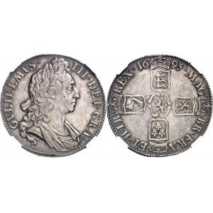 Guillaume III (1694-1702). Couronne (crown) 1695 (SEPTIMO), Londres.