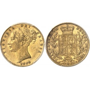Victoria (1837-1901). Souverain, coin #17 1866/5, Londres.
