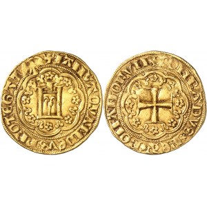 Gênes, gouvernement des Gibelins (1334-1336). Genovino ND (1334-1336), Gênes.