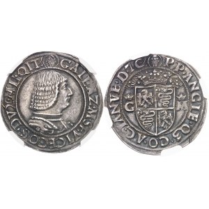 Milan (duché de), Galéaz-Marie Sforza (1466-1476). Demi-teston ND (1466-1476), Milan.