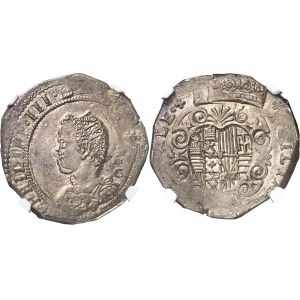 Naples et Sicile, Philippe III d’Espagne (1598-1621). Demi-ducaton ND (1598-1621), Naples.