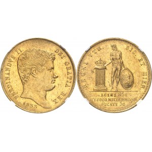 Naples et Deux-Siciles, Ferdinand II (1830-1859). 30 ducats 1833, Naples.