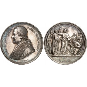 Vatican, Pie IX (1846-1878). Médaille pour l’ouverture du Concile du Vatican, par Bianchi 1869, Rome.