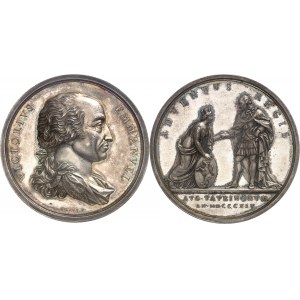 Savoie-Sardaigne, Victor-Emmanuel Ier (1814-1821). Médaille, retour de Victor-Emmanuel à Turin 1814, Turin.