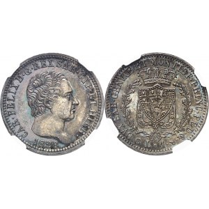 Savoie-Sardaigne, Charles-Félix (1821-1831). 1 lire 1828, Turin.