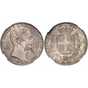 Victor-Emmanuel II (1861-1878). 5 lire 1861, Turin.