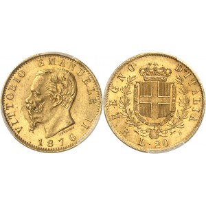 Victor-Emmanuel II (1861-1878). 20 lire 1876, R, Rome.