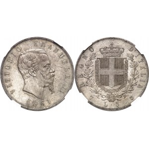 Victor-Emmanuel II (1861-1878). 5 lire 1861, T, Turin.