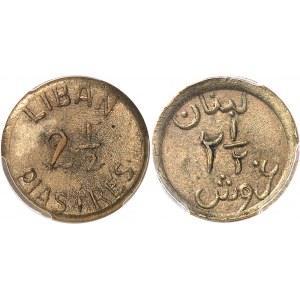 Liban (République du) (1943 à nos jours). 2 1/2 piastres, 3e émission ND (1941-45), Alep.