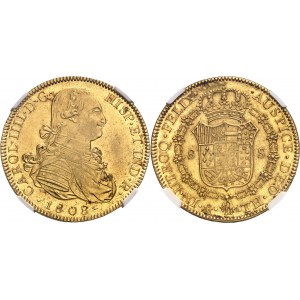 Charles IV (1788-1808). 8 escudos 1808, Mo, Mexico.