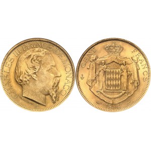 Charles III (1853-1889). 100 (Cent) francs 1886, A, Paris.