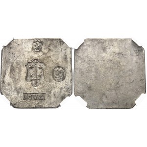 Siège de Haarlem (1572-1573). Demi-daldre (1/2 daalder) de 16 stuivers 1572 (février-juillet 1573), Haarlem.