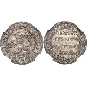 Siège de Leyde (1574). 14 stuivers 2e type 1574, Leyde.