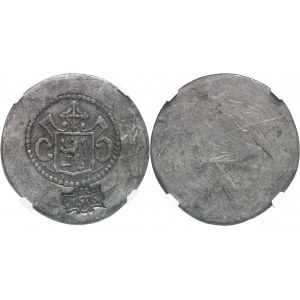 Siège de Zierikzee (1576). 24 stuivers ou demi-daldre, flan en plomb 1576, Zierikzee.