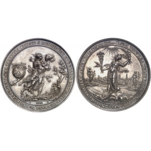 Jean II Casimir Vasa (1648-1668). Médaille pour la Paix de Westphalie, par Sébastien Dadler 1648.