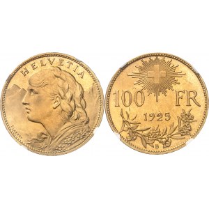 Confédération Helvétique (1848 à nos jours). 100 francs 1925, B, Berne.