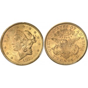 République fédérale des États-Unis d’Amérique (1776-à nos jours). 20 dollars Liberty 1875, S, San Francisco.