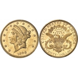 République fédérale des États-Unis d’Amérique (1776-à nos jours). 20 dollars Liberty 1898, S, San Francisco.