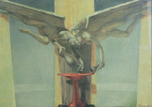 Marian KONARSKI (1909-1998), Pomnik dla Oświęcimia - tryptyk, 1943