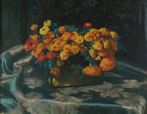 Teodor GROTT (1884-1972), Kwiaty, 1918