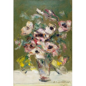 Włodzimierz TERLIKOWSKI (1873-1951), Kwiaty w wazonie, 1938