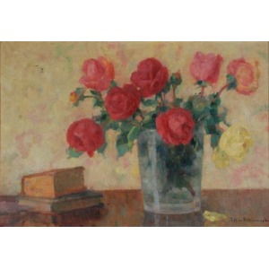 Zofia ALBINOWSKA-MINKIEWICZOWA (1886-1971), Róże i książki
