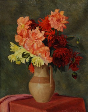 Antoni CHRZANOWSKI (1905-2000), Kwiaty w wazonie