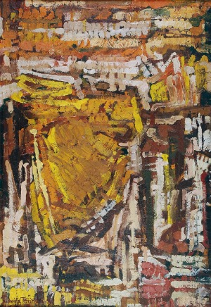 Jadwiga TRZCIŃSKA (ur. 1933), Słońce - serce, 1967
