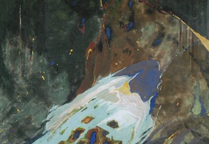 Zbigniew JASKIERSKI (1928-1969), Abstrakcja niebieska, 1967