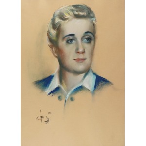 Józef KIDOŃ (1890-1968), Portret Wiery Frołow