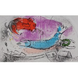 Marc Chagall (1887-1985) Niebieska ryba