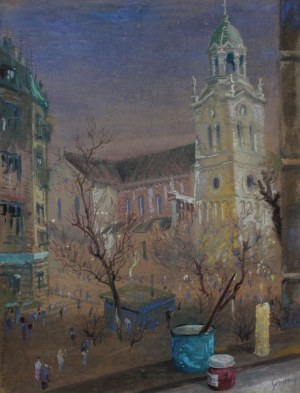Jerzy René Groszang (1929-2004) Kościół Podwyższenia Świętego Krzyża w Łodzi