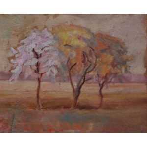 Emil Krcha (1894-1972) Kwitnące drzewa