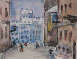 Jerzy Maniewski (1909-1988) Stare Miasto w Warszawie