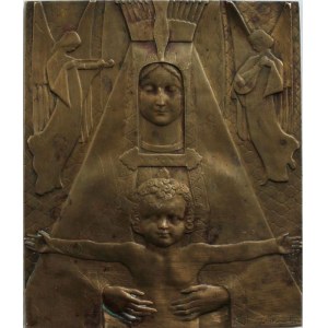 Jan S. Nowak (1879-?) Madonna z Dzieciątkiem i Aniołami
