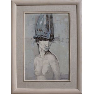 Jan Opaliński (1956-2014) Kobieta w dużym kapeluszu