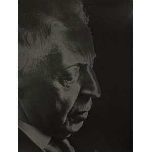 Eva Rubinstein (ur.1933) Artur Rubinstein. Profil. Nowy Jork, 1970, Drake-Hotel (solarized)