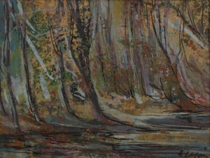 Emil Ukleja (1902-1975) Drzewa nad wodą